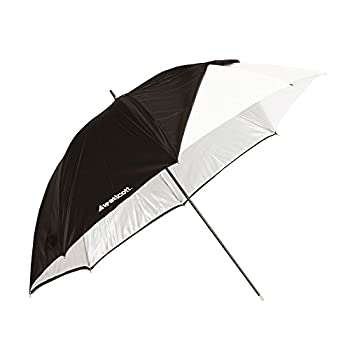 【中古】【インポート品・未当て嵌める】Westcott 2012 32 inch Optical White Satin with Removable Cover Umbrella - Black