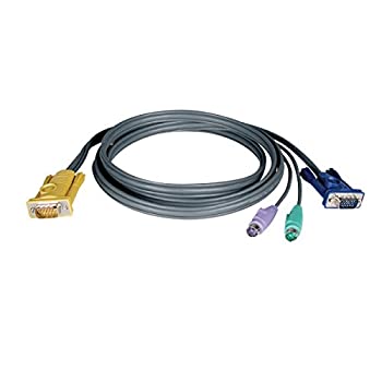 【中古】【輸入品・未使用】Tripp Lite PS/2 (3-in-1) Cable Kit for NetDirector KVM Switch B020-Series and KVM B022-Series 15-ft.