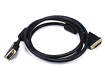 【中古】【輸入品・未使用】Monoprice 約1.8m (6フィート) 28AWG CL2 デュアルリンク DVI-D ケーブル - ブラック 8,386円