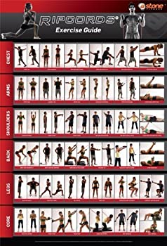 【中古】【インポート品・未当て嵌める】Ripcords Exercise Guide Poster | Resistance Band Workout Chart
