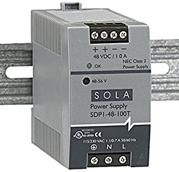 【中古】【輸入品・未使用】Sola/Hevi-Duty SDP1-48-100T DC Power Supply 48-56 VDC 1 Amp 47-63 Hz by Sola/Hevi-Duty画像