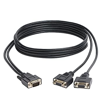 【中古】【輸入品・未使用】Tripp Lite HD15 M - 2x HD15 F 6-ft.