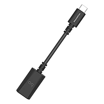 【中古】【インポート品・未当て嵌める】AudioQuest DragonTail 炭素 USB A to C アダプタ