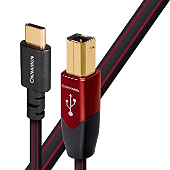 【中古】【インポート品・未当て嵌める】AudioQuest 肉桂 USB B - C 有線テレビ - 4.92フート (1.5m)