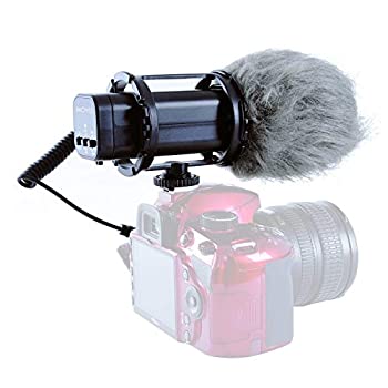 【中古】【輸入品・未使用】Movo VXR300 X/Y ステレオコンデンサー ビデオマイク -10dB 減衰 ローカットフィルター デッドキャット ウィンドシーン & ケース - デジタル一眼