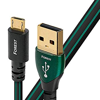 【中古】【インポート品・未当て嵌める】AudioQuest Forest USB - マイクロ 高解像力 デジタルオーディオケーブル - 0.75M