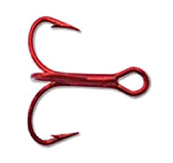 【中古】【39shop】【輸入品・未使用】(8★Red) - Mustad Classic Triple Grip Treble Hook with 2 Extra Short Shank (Pack of 10)（新古品）｜アトリエ絵利奈