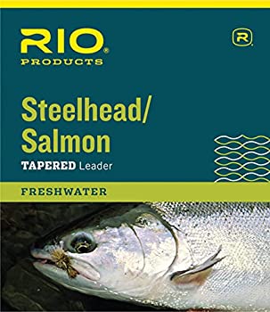 【中古】【輸入品・未使用】Rioサーモン/Steelhead Glacialグリーンフライ釣りラインナイロンTapered引出線 9Ft 10Lb 3-Pack