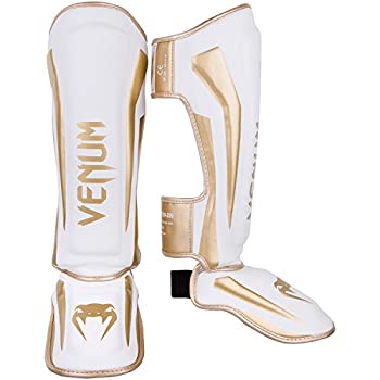 【中古】【インポート品・未当て嵌める】VENUM [ヴェヌム] スタンドアップ・シンガード Elite - エリート（白/ゴールド）(L)
