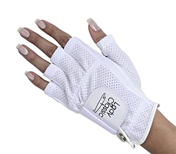 【中古】【インポート品・未当て嵌める】成人女性 古典派音楽 メッシュハーフボールグローブ