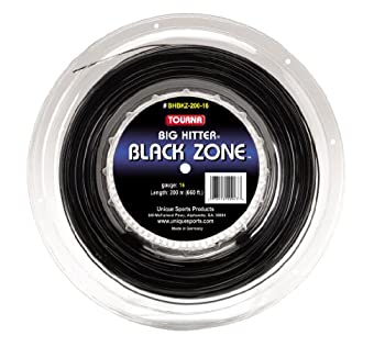 【中古】【インポート品・未当て嵌める】Tourna Black Zone Polyeser 庭球より糸