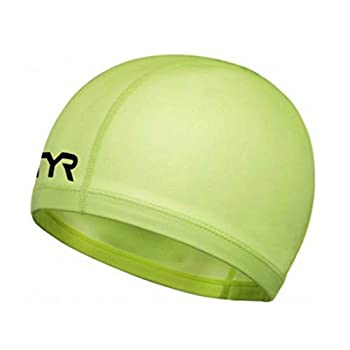 【中古】【インポート品・未当て嵌める】TYR高視認性Warmwear Swim Cap 黄色