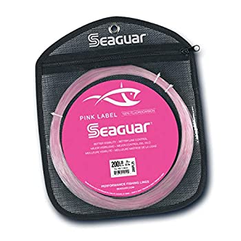 【中古】【輸入品・未使用】(25 yd./60kg.) - Seaguar Pink Label 100% Fluorocarbon Leader