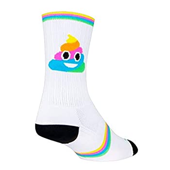 【中古】【輸入品・未使用】SockGuy Swirl SGX コンプレッションソックス SM/MD ホワイト