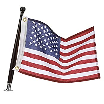 【中古】【輸入品・未使用】Seachoice 78191 USA Flag Kit ? 18 x 12 Inch Nylon Flag ? 3/4 Inch Flag Pole Socket ? 18 Inch Mahogany Flag Pole 11,060円