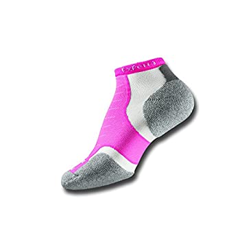 【中古】【輸入品・未使用】ソロパッズ ランニング用ソックス 薄手 クッション くるぶし丈 エクスペリア XCCU EPK(エレクトリックピンク) 11(25.5-27.0cm)