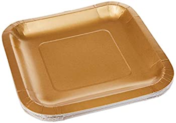 【中古】【39shop】【輸入品・未使用】Glittering★Gold (Gold) Square Dessert Plates きらびやかな金(ゴールド)スクエアデザートプレート♪ハロウィン♪クリスマス♪(新古品)|アトリエ絵利奈