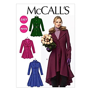 【中古】【インポート品・未当て嵌める】【McCall】EASY 厚地の外套のひな形書き割り 大きさ：US6-8-10-12-14 *6656