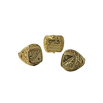 【中古】【39shop】【輸入品・未使用】Smiffys★Men's Gold Assorted Rings - One Size（新古品）｜アトリエ絵利奈