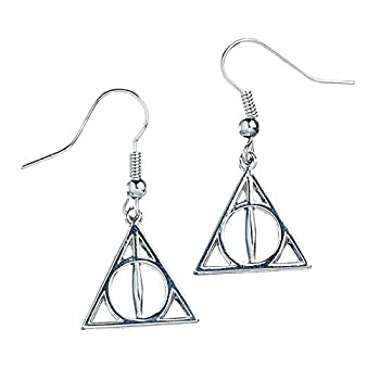 【中古】【輸入品・未使用】Sterling Silver Deathly Hallows Dangle Earrings