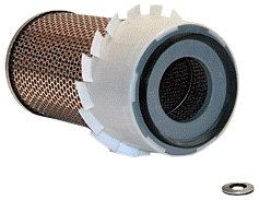【中古】【輸入品・未使用】WIX Filters - 42222 高耐久エアフィルター フィン付き 1パック