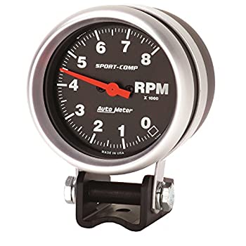 【中古】【輸入品・未使用】AutoMeter オートメーター3708 8000RPM Φ66mm　タコメーター