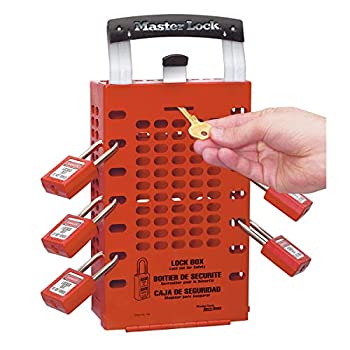 【中古】【インポート品・未当てはめる】Master Lock Group Lock Box for Lockout/Tagout Steel Red by Master Lock