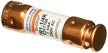 【中古】【39shop】【輸入品・未使用】Mersen★TR-R Tri-Onic タイムデレイ/クラスRK5 ヒューズ、250VAC/250VDC、200kA AC/20kA DC、1-1/4 アンペア、直径9/16インチ x 長さ2インチ（新古品）｜アトリエ絵利奈