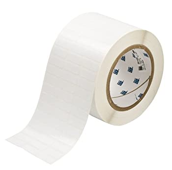 【中古】【インポート品・未当てはめる】Brady THT-2-423-10 0.9 Width x 0.25 Height B-423 Permanent Polyester Gloss Finish White Thermal Transfer Printable Label (10000 per Rol
