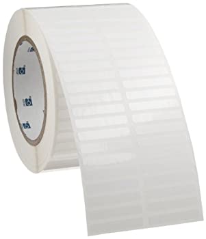 【中古】【輸入品・未使用】Brady THT-4-423-10 1.5 Width x 0.25 Height B-423 Permanent Polyester Gloss Finish White Thermal Transfer Printable Label (10000 per Rol