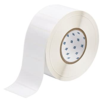 【中古】【インポート品・未当て嵌める】Brady THT-7-423-3 2.75 Width x 1.25 Height B-423 Permanent Polyester Gloss Finish White Thermal Transfer Printable Label (3000 per Roll