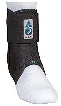 【中古】【インポート品・未当て嵌める】ASO Ankle Stabilizing Orthosis - Black - Large by G\u0026M Ltd