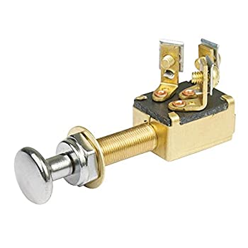 【中古】【輸入品・未使用】BEP m-482 2ポジション SPST オフ/オン プッシュプルスイッチ