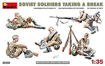 【中古】【輸入品・未使用】ミニアート 1/35 ソビエト兵 休息中 フィギュア5体セット プラモデル MA35233
