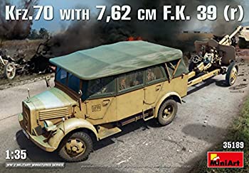 【中古】【39shop】【輸入品・未使用】ミニアート★1/35 ドイツ軍 Kfz.70&7.62cmF.K.39 (r) プラモデル MA35189(新古品)|アトリエ絵利奈