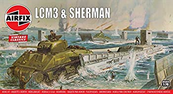 【中古】【39shop】【輸入品・未使用】エアフィックス★1/76 アメリカ軍 LCM3&シャーマン戦車 プラモデル X-3301V(新古品)|アトリエ絵利奈