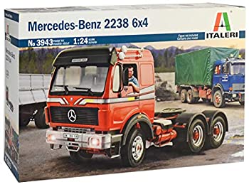 【中古】【輸入品・未使用】イタレリ 1/24 メルセデス・ベンツ 2238 6×4トラック プラモデル IT3943