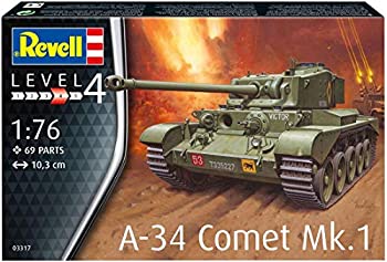 【中古】【輸入品・未使用】ドイツレベル 1/76 イギリス陸軍 A-34 コメット Mk.1 プラモデル 03317｜アトリエ絵利奈