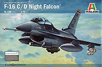 【中古】【39shop】【輸入品・未使用】タミヤ★イタレリ 188 1/72 F-16C ナイトファルコン プラモデル(新古品)|アトリエ絵利奈