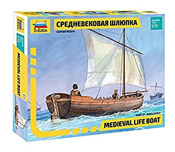 【中古】【39shop】【輸入品・未使用】ズベズダ★1/72 中世の救命/搬送用ボート プラモデル ZV9033(新古品)|アトリエ絵利奈