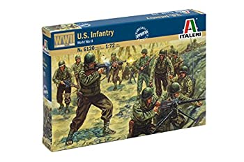 【中古】【輸入品・未使用】イタレリ 1/72 WW.II アメリカ軍歩兵 プラモデル IT6120