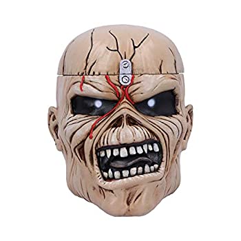 【中古】【輸入品・未使用】Nemesis Now Iron Maiden Eddie The Trooper Head Trinket Box Polyresin Beige One Size|アトリエ絵利奈