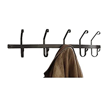 【中古】【輸入品・未使用】CT-WH-5 Coat Bar with 5 hooks by Village Wrought Iron