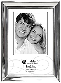 【中古】【輸入品・未使用】(5x7 Silver) - Malden Concourse Silver Metal Frame holds 13cm by 18cm picture.