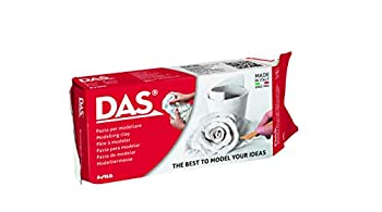 【中古】【39shop】【輸入品・未使用】Das★Air Hardening Modelling Clay 1kg Block White（新古品）｜アトリエ絵利奈