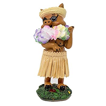 【中古】【39shop】【輸入品・未使用】ハワイ ハワイ雑貨 DASHBOARD★HULA DOLL Sweet KeAloha ダッシュボード ミニ フラドール ピッグ ブタ(新古品)|アトリエ絵利奈