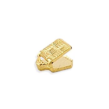 【中古】【39shop】【輸入品・未使用】Beadalon★C-Crimp Cord End 1.9mm Nickel Free Gold Plated 14-Piece by Artistic Wire（新古品）｜アトリエ絵利奈
