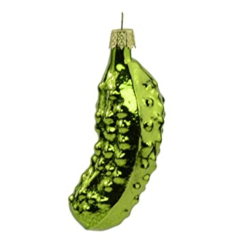 【中古】【輸入品・未使用】1 X Noble Gems Old World Pickle Glass Ornament by Kurt Adler
