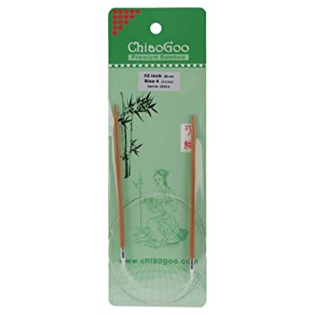 【中古】【39shop】【輸入品・未使用】ChiaoGoo★Bamboo Circular 32-Inch Knitting Needles Size 4 by ChiaoGoo(新古品)|アトリエ絵利奈
