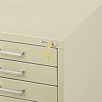 【中古】【39shop】【輸入品・未使用】Safco★Products 4983 Lock Kit for 10-Drawer Steel Flat Files sold separately Silver by Safco Products(新古品)|アトリエ絵利奈